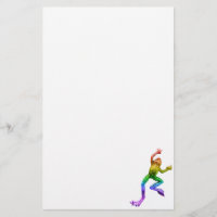 SlipperyJoe's rainbow coloured frog rendered sculp