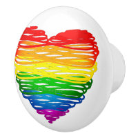 SlipperyJoe's rainbow coloured heart scribbled swi