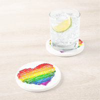 SlipperyJoe's rainbow coloured heart scribbled swi