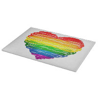 SlipperyJoe's rainbow coloured heart scribbled swi