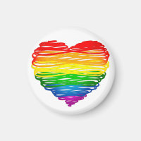 SlipperyJoe's rainbow coloured heart scribbled swi