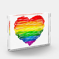 SlipperyJoe's rainbow coloured heart scribbled swi