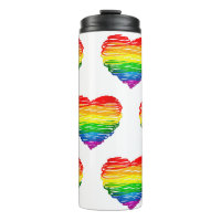 SlipperyJoe's rainbow coloured heart scribbled swi