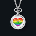 SlipperyJoe's rainbow coloured heart scribbled swi Watch<br><div class="desc">SlipperyJoe's rainbow coloured heart scribbled swirling hand drawn lines loops overlaping vibrant energetic shape pulse sensation radiating energy artistic LGBTQIA gay pride gifts continuous gradient feels alive motion red orange yellow green blue purple transcends colourful illustration spontaneous expressive feel uneven lines radiating outwards love inclusivity message</div>