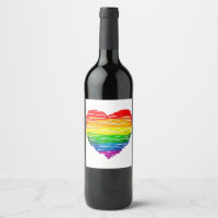 SlipperyJoe's rainbow coloured heart scribbled swi