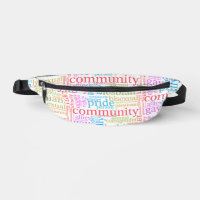 SlipperyJoe's rainbow LGBTQ+ community word cloud 