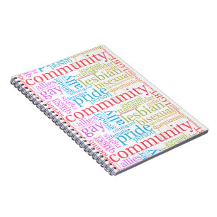 SlipperyJoe's rainbow LGBTQ+ community word cloud Notebook