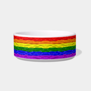 SlipperyJoe's rainbow pride colours glossy liquid  Bowl