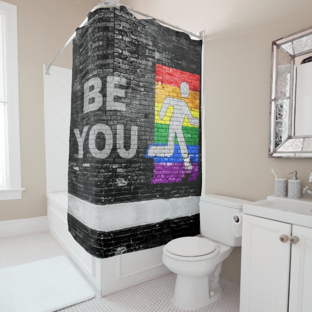 SlipperyJoe's rainbow pride colours panel urban st (In Situ)
