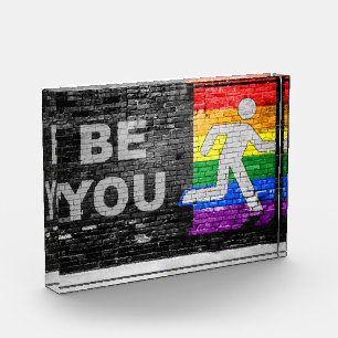 SlipperyJoe's rainbow pride colours panel urban st Photo Block