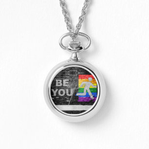 SlipperyJoe's rainbow pride colours panel urban st Watch