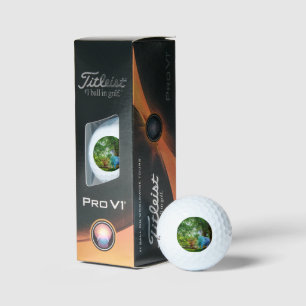SlipperyJoe's rhinoceros lush tropical setting pri Golf Balls