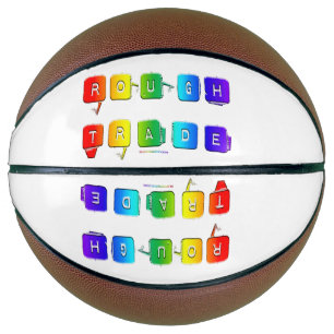 SlipperyJoe's rough trade queer pop typography sla Basketball