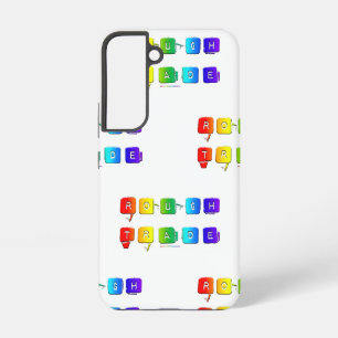 SlipperyJoe's rough trade queer pop typography sla Samsung Galaxy Case