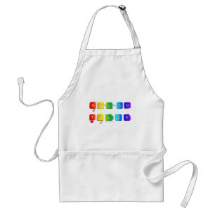 SlipperyJoe's rough trade queer pop typography sla Standard Apron