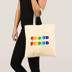 SlipperyJoe's rough trade queer pop typography sla Tote Bag