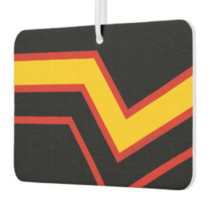 SlipperyJoe's rubber pride flag arrows chevrons st Air Freshener