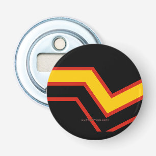 SlipperyJoe's rubber pride flag arrows chevrons st Bottle Opener