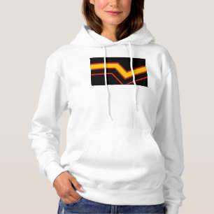 SlipperyJoe's rubber pride flag arrows chevrons st Hoodie