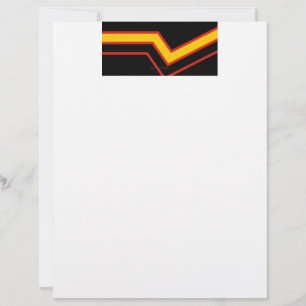 SlipperyJoe's rubber pride flag arrows chevrons st Letterhead