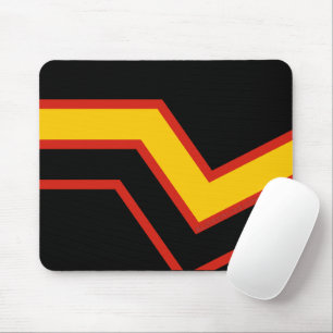 SlipperyJoe's rubber pride flag arrows chevrons st Mouse Pad