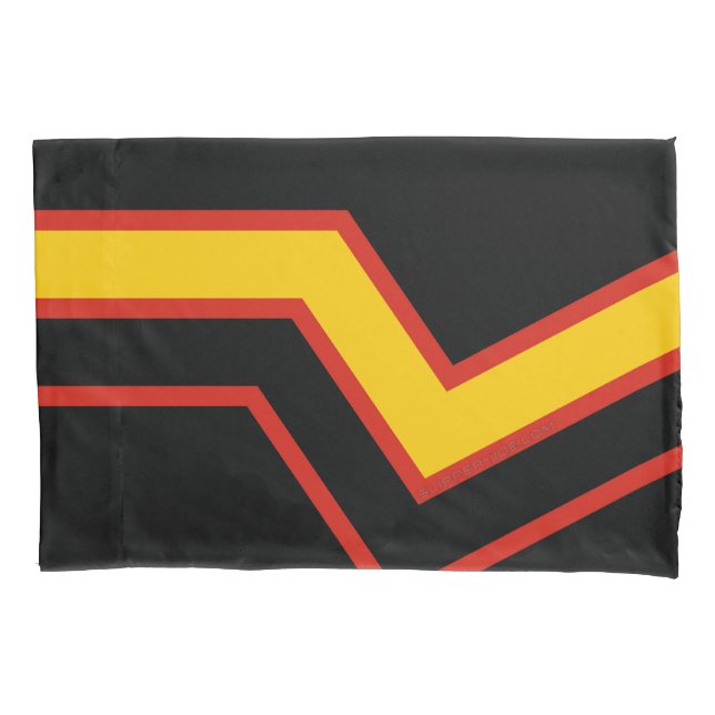 SlipperyJoe's rubber pride flag arrows chevrons st Pillowcase (Front)