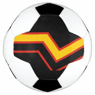 SlipperyJoe's rubber pride flag arrows chevrons st Soccer Ball