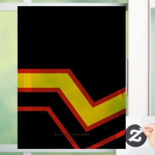 SlipperyJoe's rubber pride flag arrows chevrons st Window Cling