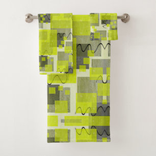 SlipperyJoe's Saint Patrick's Day dominating brigh Bath Towel Set