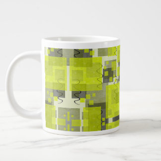 SlipperyJoe's Saint Patrick's Day dominating brigh Large Coffee Mug