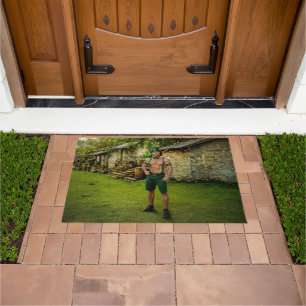 SlipperyJoe's Saint Patrick's Day festive leprecha Doormat