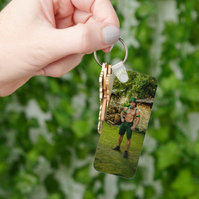 SlipperyJoe's Saint Patrick's Day festive leprecha Keychain (Hand)