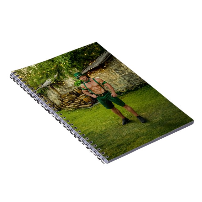 SlipperyJoe's Saint Patrick's Day festive leprecha Notebook (Right Side)