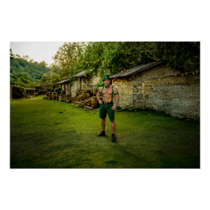 SlipperyJoe's Saint Patrick's Day festive leprecha Poster