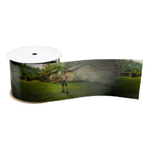 SlipperyJoe's Saint Patrick's Day festive leprecha Satin Ribbon