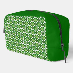 SlipperyJoe's Saint Patrick's Day four leaf clover Dopp Kit