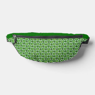 SlipperyJoe's Saint Patrick's Day four leaf clover Fanny Pack