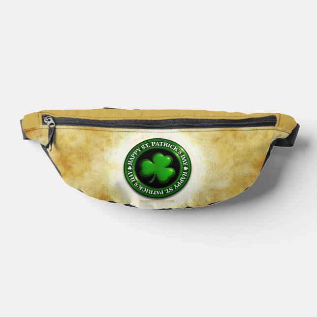 SlipperyJoe's Saint Patrick's Day glossy three lea Fanny Pack (Lay Down)