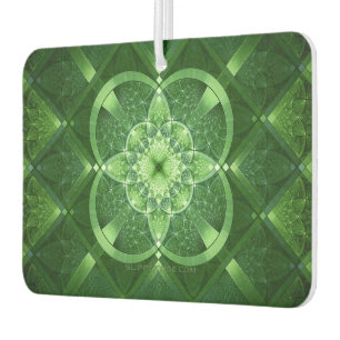 SlipperyJoe's Saint Patrick's Day glowing four lea Air Freshener