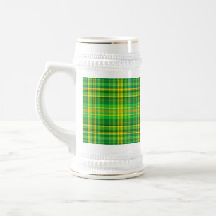 SlipperyJoe's Saint Patrick's Day green-yellow pla Beer Stein