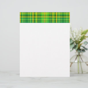 SlipperyJoe's Saint Patrick's Day green-yellow pla Letterhead