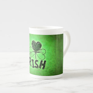 SlipperyJoe's Saint Patrick's Day holiday Irish pr Bone China Mug