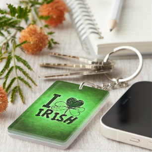 SlipperyJoe's Saint Patrick's Day holiday Irish pr Keychain