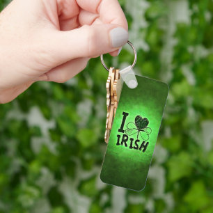 SlipperyJoe's Saint Patrick's Day holiday Irish pr Keychain