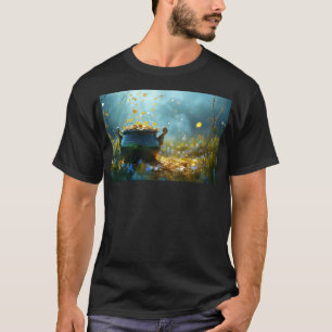 SlipperyJoe's Saint Patrick's Day large ornate pot T-Shirt