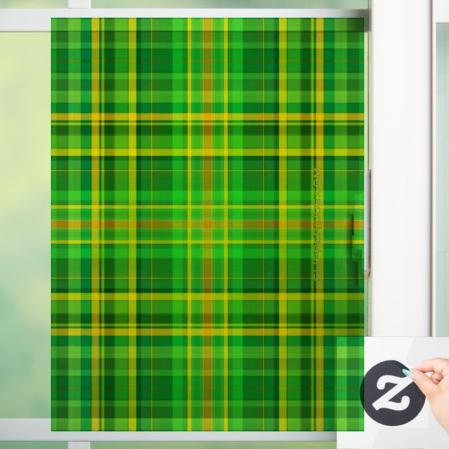 SlipperyJoe's Saint Patrick's Day reminiscent Iris Window Cling (Home)