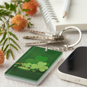 SlipperyJoe's Saint Patrick's Day theme leprechaun Keychain