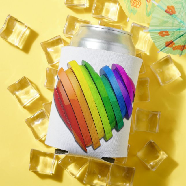 SlipperyJoe's sculptural three‑dimensional heart b Can Cooler (In Situ Summer)