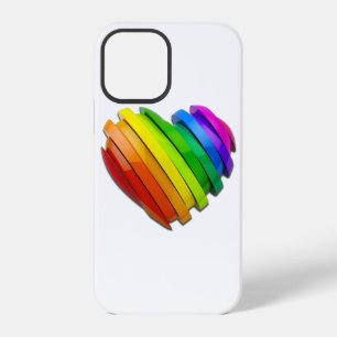 SlipperyJoe's sculptural three‑dimensional heart b iPhone 12 Pro Case