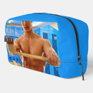 SlipperyJoe's shirtless muscular man abs chest sho Dopp Kit